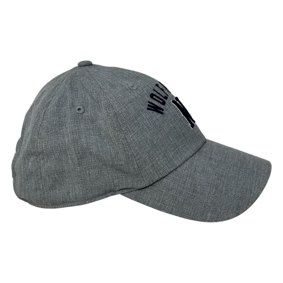 Captivating Wolf Pack N Nevada Adjustable Strapback Hat Gray Blue Embroidered - Picture 8 of 13